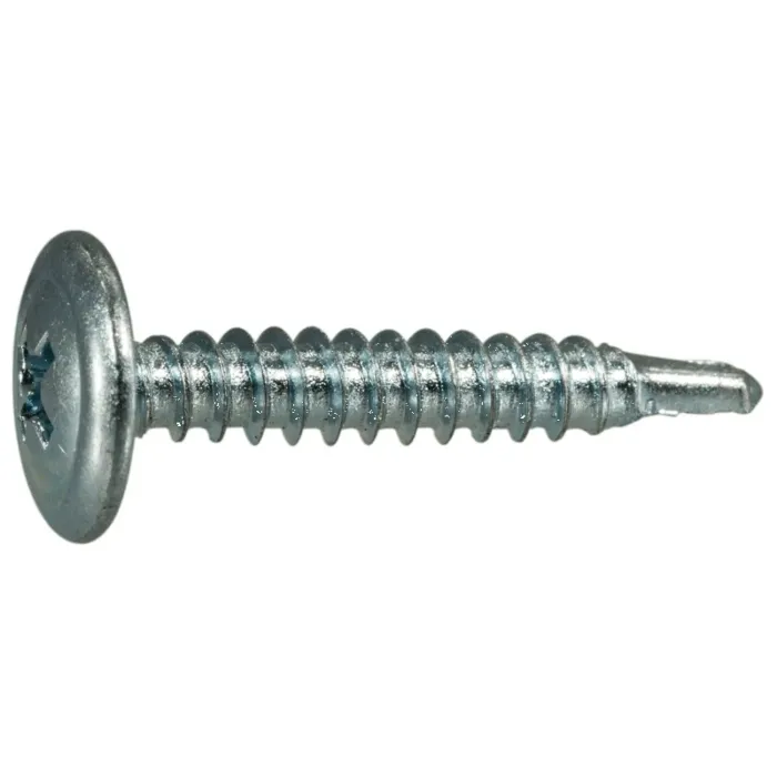 #8 x 1" Modified Truss Lath Self-Drilling Screw, Zinc (Bulk Box 1 lb)