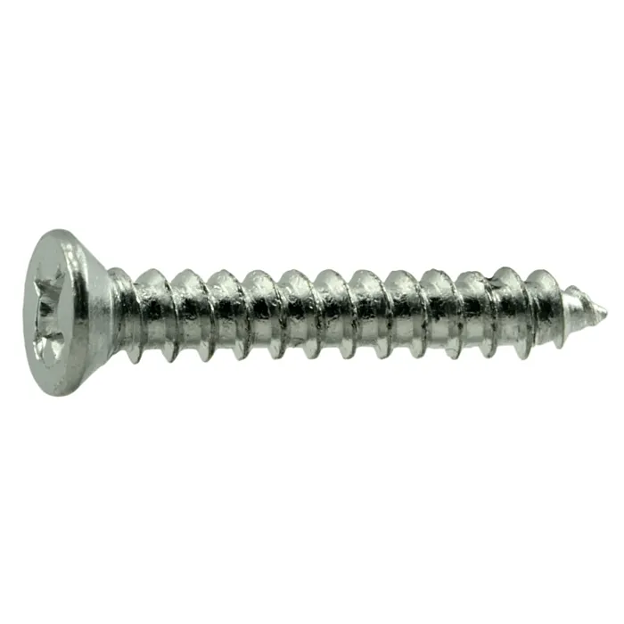 #4 x 3/4" Phillips Flat Head, Wood Screw, Zinc (Bulk Box 1 lb)