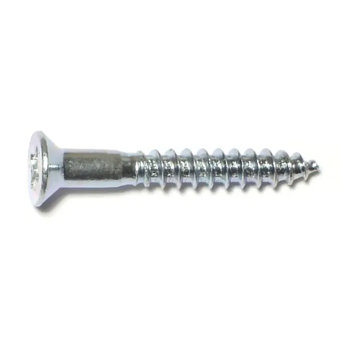 #8 x 1-1/4" Phillips Flat Head, Wood Screw, Zinc (Bulk Box 1 lb)