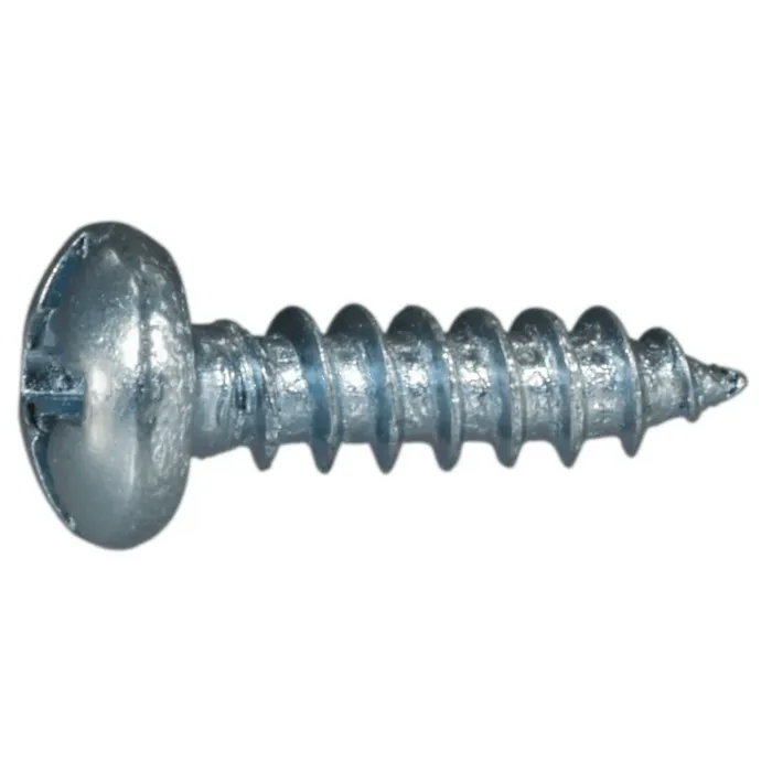 #6 x 1/2" Combo Pan Head, Sheet Metal Screw, Zinc (Bulk Box 1 lb)