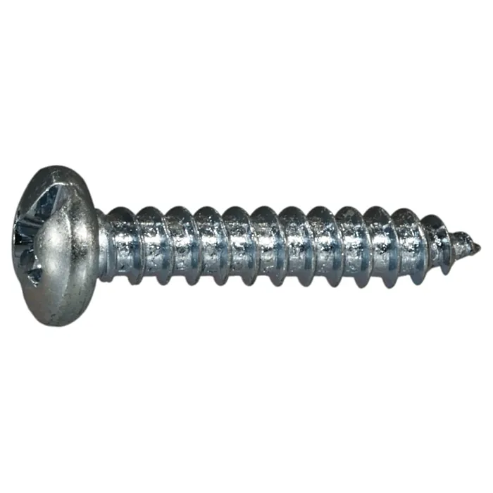 #6 x 3/4" Combo Pan Head, Sheet Metal Screw, Zinc (Bulk Box 1 lb)