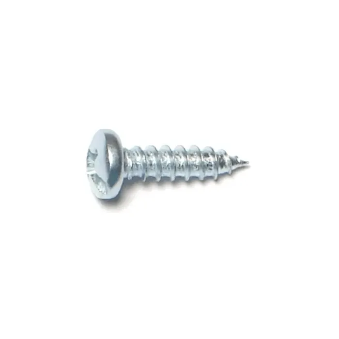 #8 x 5/8" Combo Pan Head, Sheet Metal Screw, Zinc (Bulk Box 1 lb)