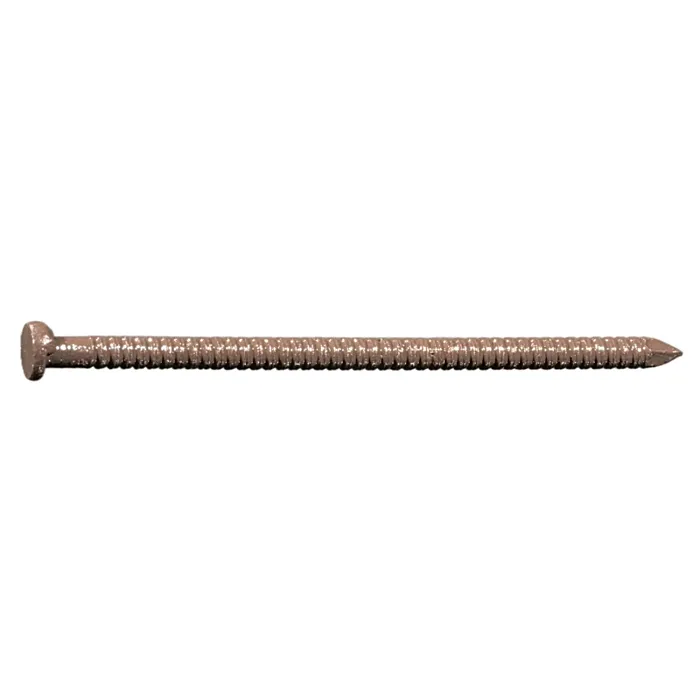 1-5/8" Walnut Brown Painted Steel Panel Flat Head Nails