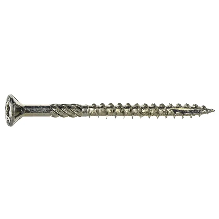 #9 x 2-1/2" Star Flat Head, Wood Screw, Yellow Zinc (Bulk Box 1 lb)