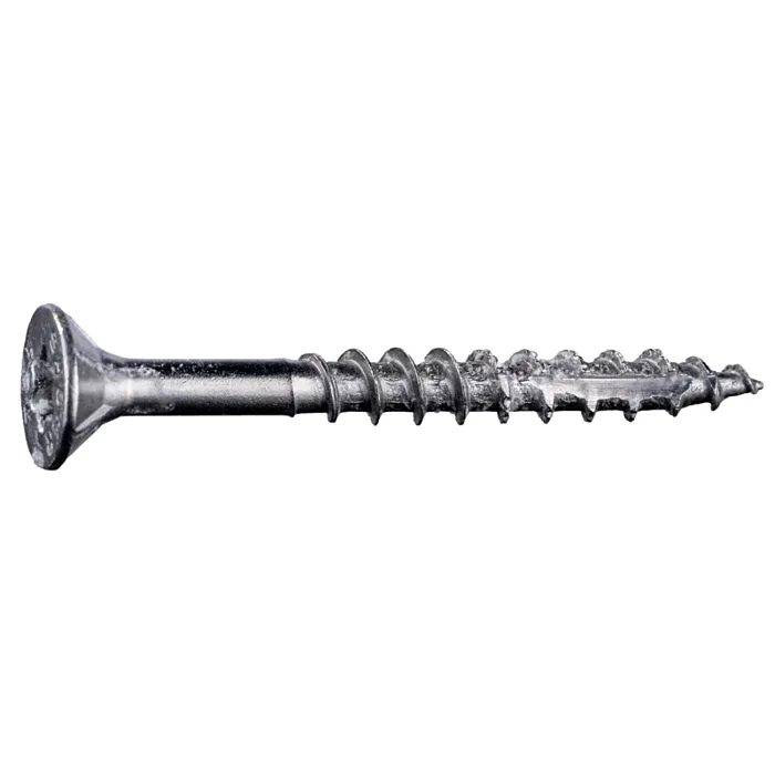#9 x 1-3/4" Star Flat Head, Wood Screw, Stainless Steel (Bulk Box 1 lb)