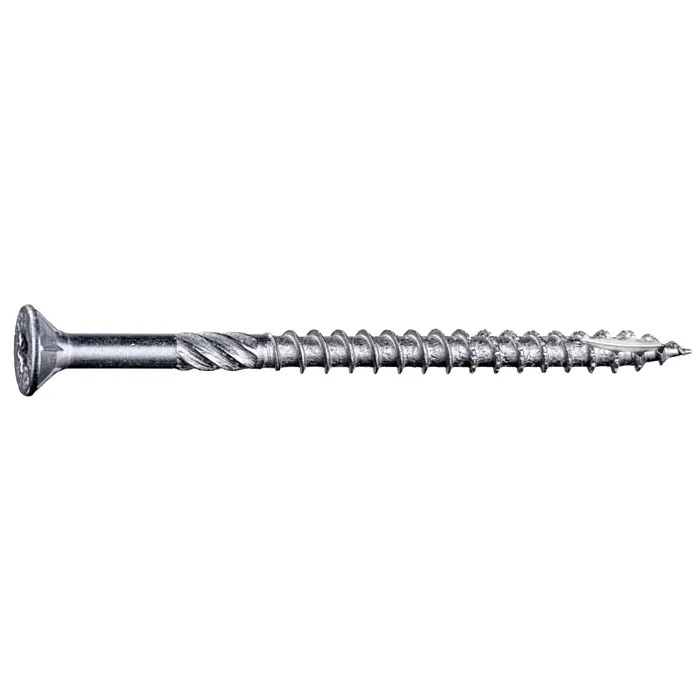 #10 x 3" Star Flat Head, Wood Screw, Stainless Steel (Bulk Box 1 lb)