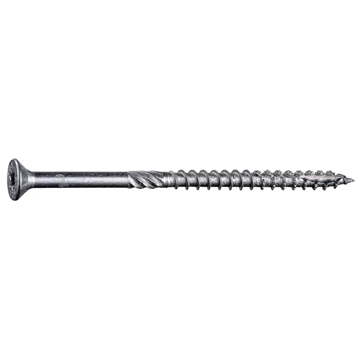 #10 x 3-1/2" Star Flat Head, Wood Screw, Stainless Steel (Bulk Box 1 lb)