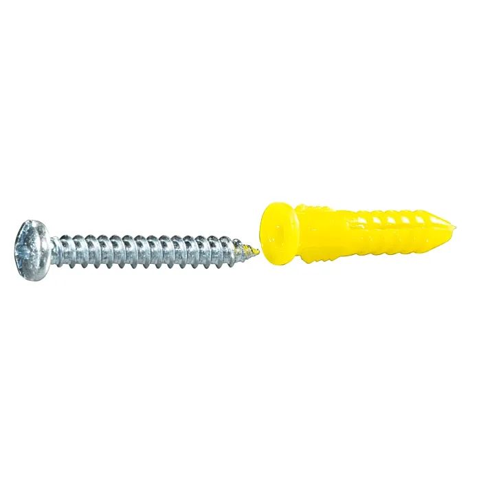 MIDWEST FASTENER Plastic Anchor Kit (30 pc) #4 to #8 x 7/8 in.