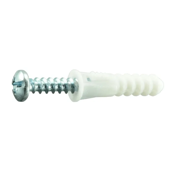 MIDWEST FASTENER Plastic Anchor Kit (20 pc) #10 to #12 x 1-1/4 in.