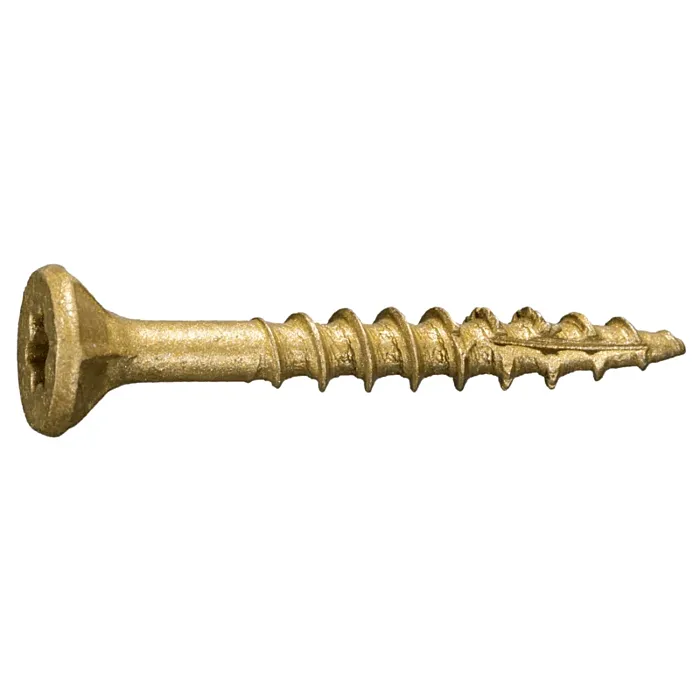 #9 x 1-1/2" Star Flat Head, Wood Screw, XL1500 Coated, Tan (Bulk Box 1 lb)