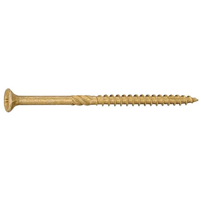 #10 x 3-1/2" Star Flat Head, Wood Screw, XL1500 Coated, Tan (Bulk Box 1 lb)