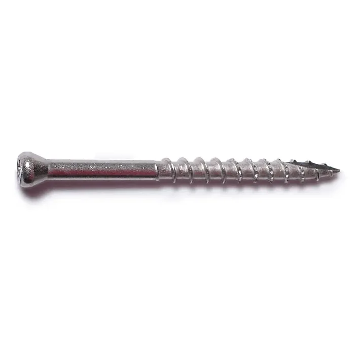 #8 x 2" Star Drive, Wood Screw, Stainless Steel (Bulk Box 1 lb)