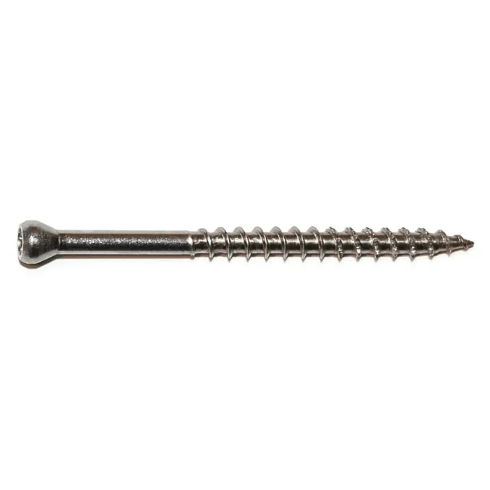 #9 x 2-1/2" Star Drive, Wood Screw, Stainless Steel (Bulk Box 1 lb)