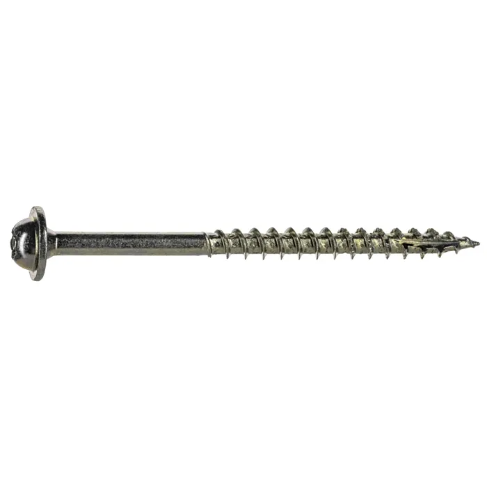 #9 x 2-1/2" Star Truss Head, Wood Screw, Zinc (Bulk Box 1 lb)