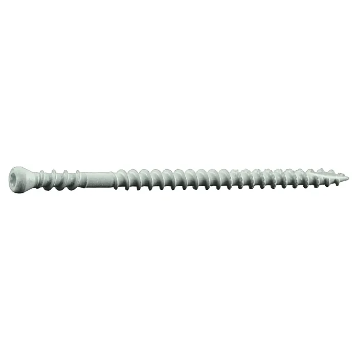 #8 x 3" Star Drive, Trim Head Screw, XL1500 Coated, White (Bulk Box 1 lb)