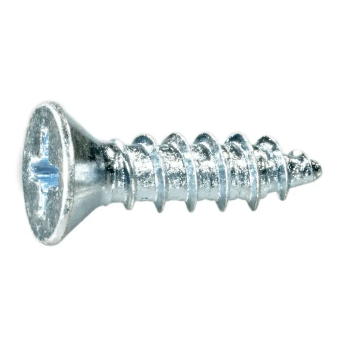 #6 x 5/8" Phillips Flat Head, Sheet Metal Screw, Zinc (Bulk Box 1 lb)