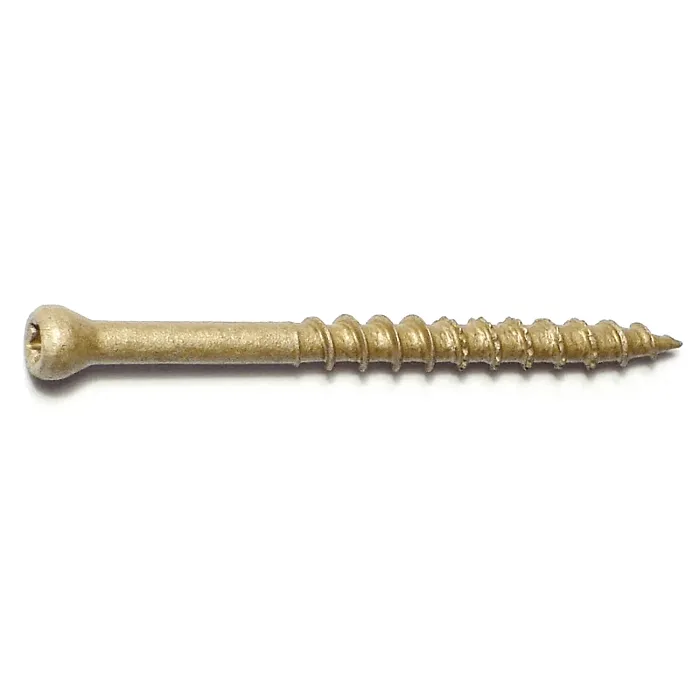 #8 x 2" Star Drive, Trim Head Screw, XL1500 Coated, Tan (Bulk Box 1 lb)