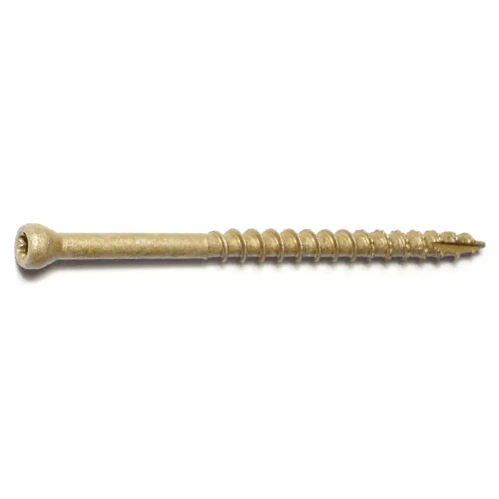#8 x 2-1/2" Star Drive, Trim Head Screw, XL1500 Coated, Tan (Bulk Box 1 lb)