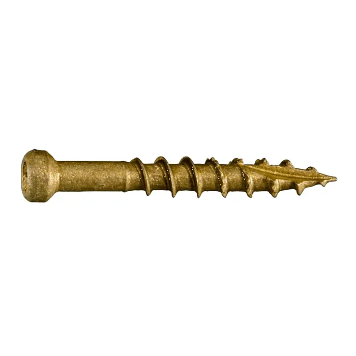 #8 x 1-1/4" Star Drive, Trim Head Screw, XL1500 Coated, Tan (Bulk Box 1 lb)