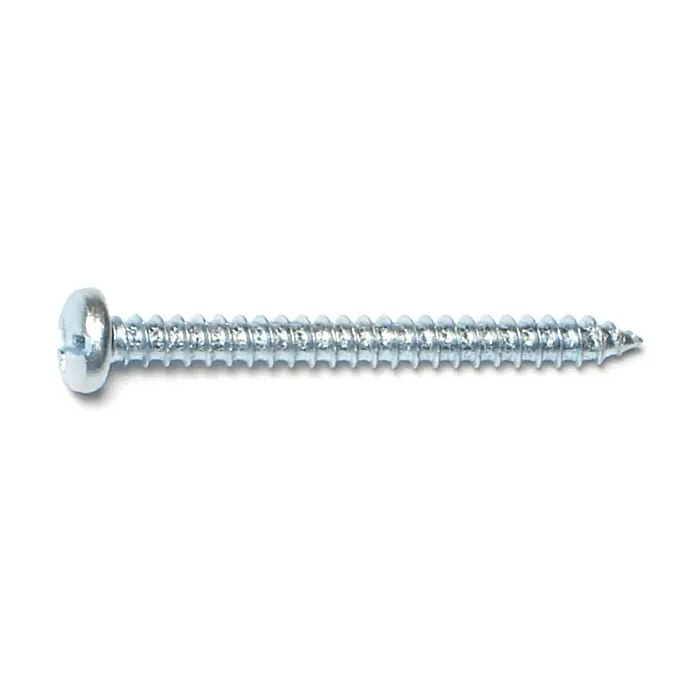 #6 x 1-1/2" Combo Pan Head, Sheet Metal Screw, Zinc (Bulk Box 10 pk)