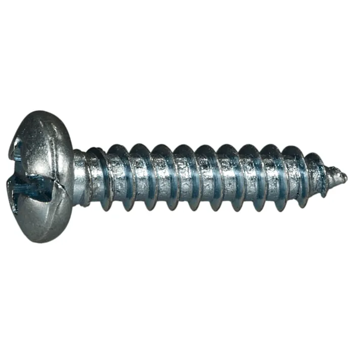 #8 x 3/4" Combo Pan Head, Sheet Metal Screw, Zinc (Bulk Box 14 pk)