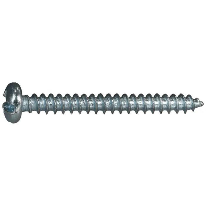 #8 x 1-1/2" Combo Pan Head, Sheet Metal Screw, Zinc (Bulk Box 8 pk)