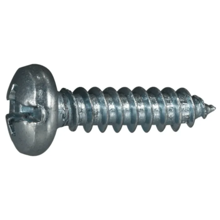 #10 x 3/4" Combo Pan Head, Sheet Metal Screw, Zinc (Bulk Box 10 pk)