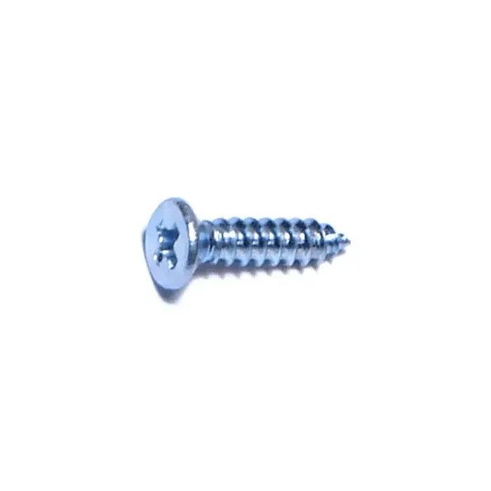 #4 x 1/2" Phillips Flat Head, Sheet Metal Screw, Zinc (Bulk Box 24 pk)