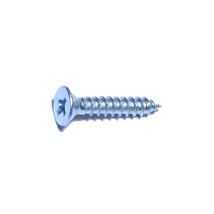 #4 x 5/8" Phillips Flat Head, Sheet Metal Screw, Zinc (Bulk Box 23 pk)