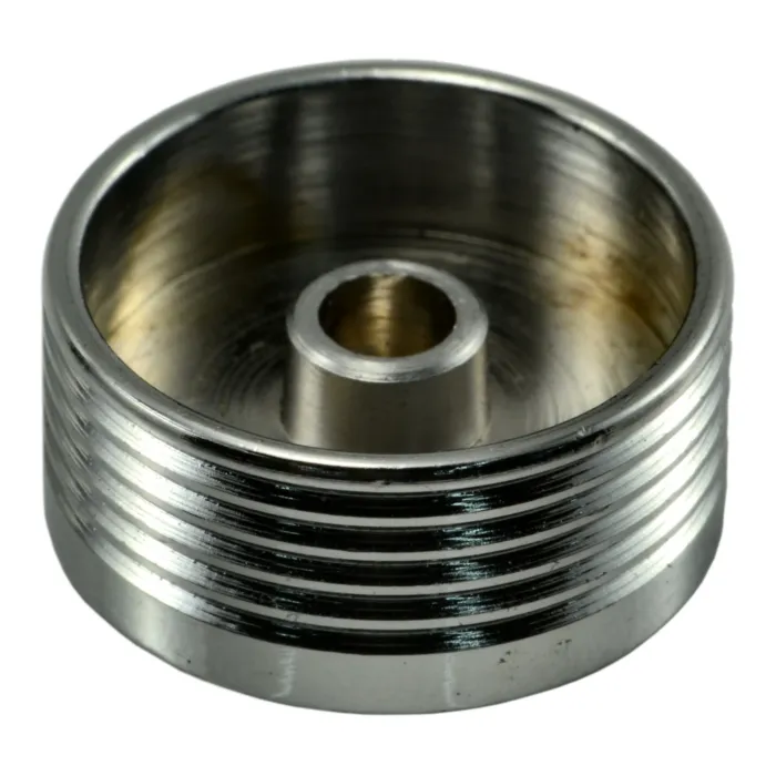 Midwest Fastener Sck Hd Cover Chr, 3/8 Button