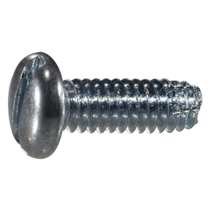 Midwest Fastener Slotted Head Self-Tapping Bolt, Type F (Zinc) 8-32 x 1 in.
