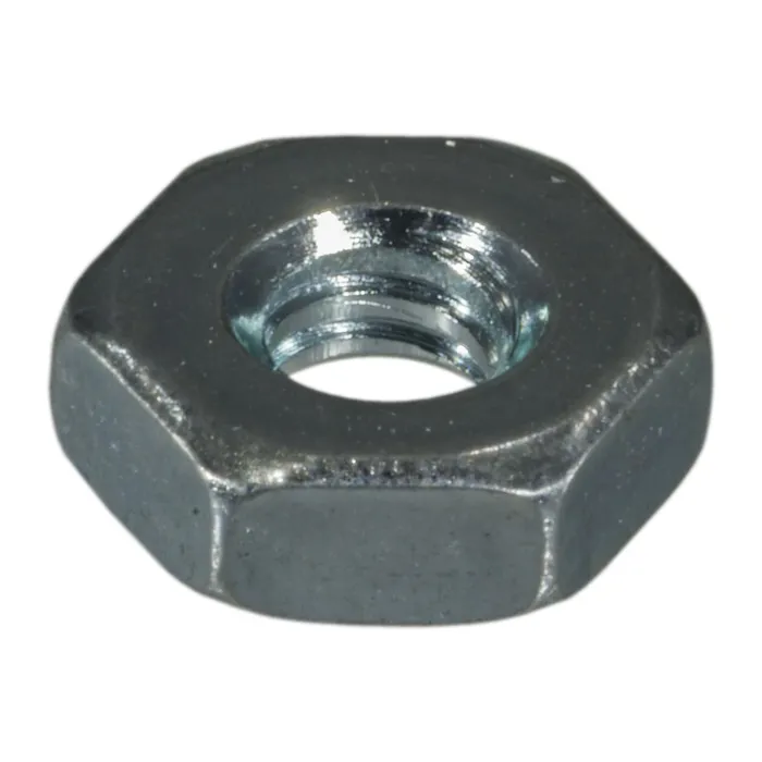 6-32 Hex Nut, Coarse Thread, Zinc