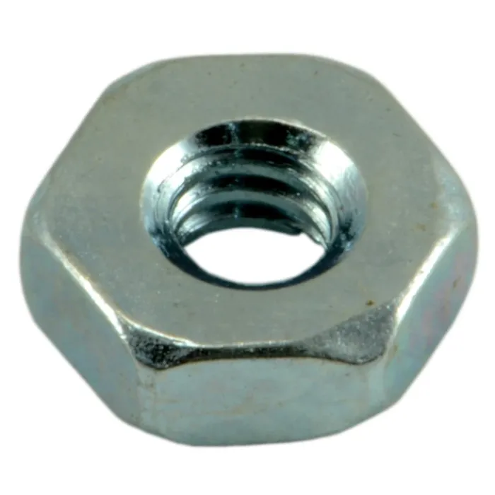 4-40 Hex Nut, Coarse Thread, Zinc