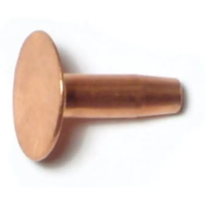 Midwest Fastener Copp Belt Rivet, 10 x 1/2