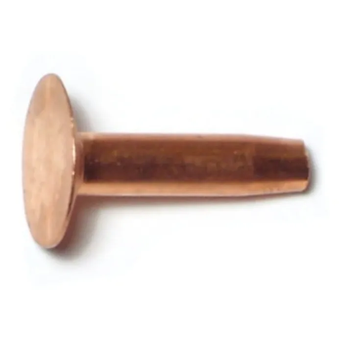 Midwest Fastener Copp Belt Rivet, 8 x 3/4