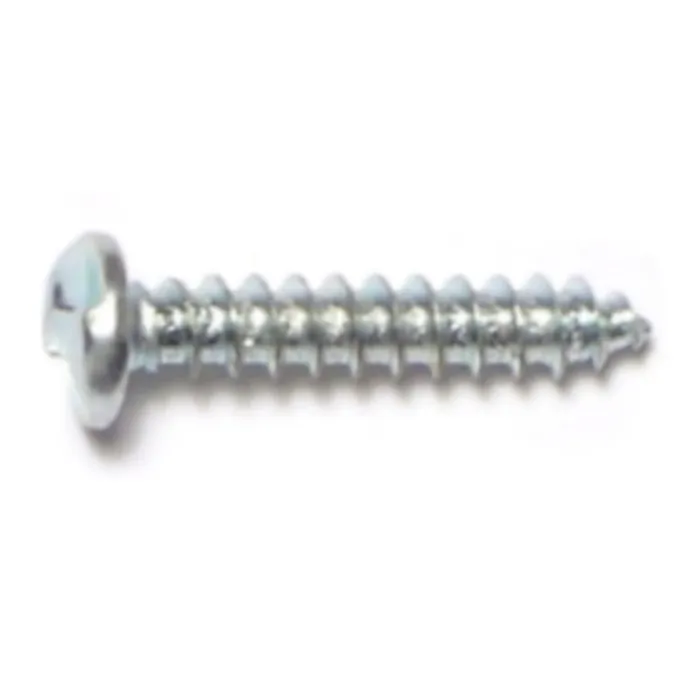 #6 x 3/4" Tamper Proof Pan Head, Sheet Metal Screw, Zinc 