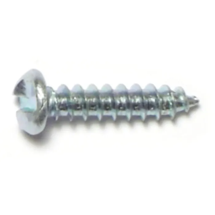 #8 x 3/4" Tamper Proof Pan Head, Sheet Metal Screw, Zinc 