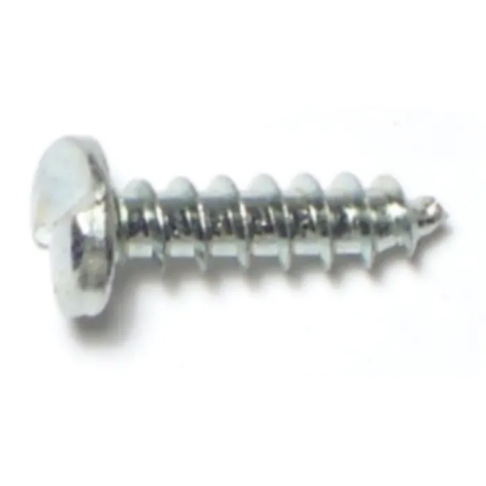 #10 x 3/4" Tamper Proof Pan Head, Sheet Metal Screw, Zinc 