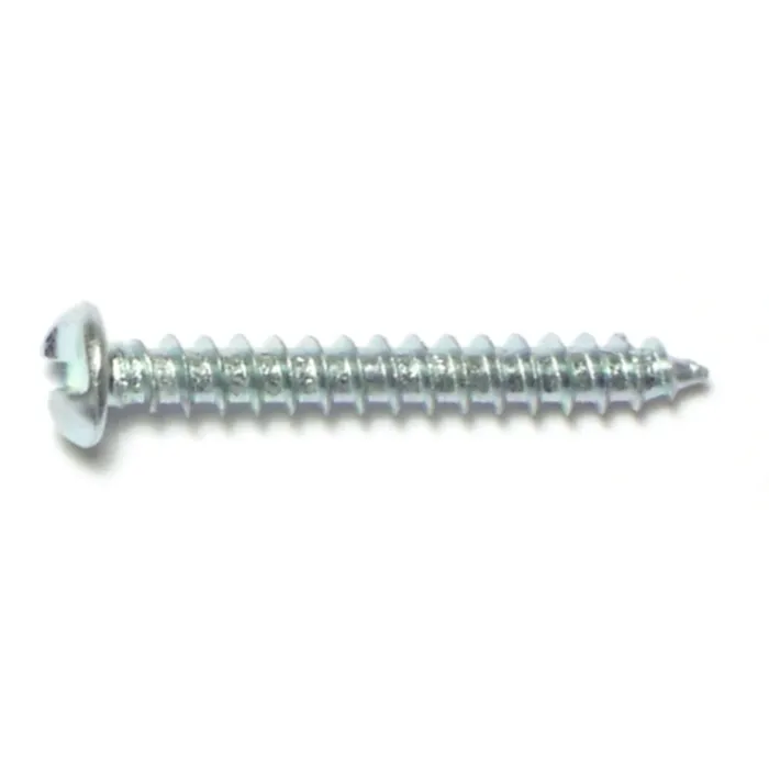 #10 x 1-1/2" Tamper Proof Pan Head, Sheet Metal Screw, Zinc 