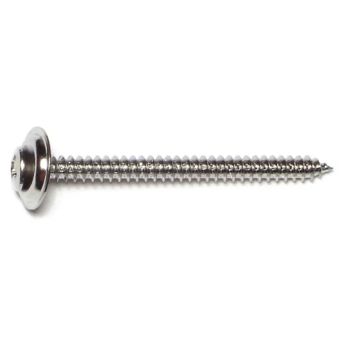 #8 x 2" Phillips Oval Head, Trim Head Screw, Chrometint