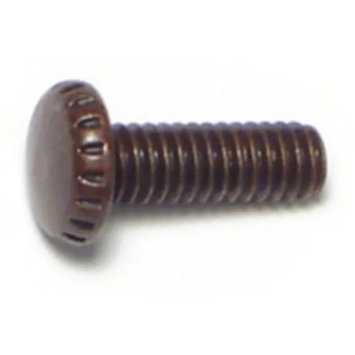 Midwest Fastener Knurled Scr AnBr, 8-32 x 1/2
