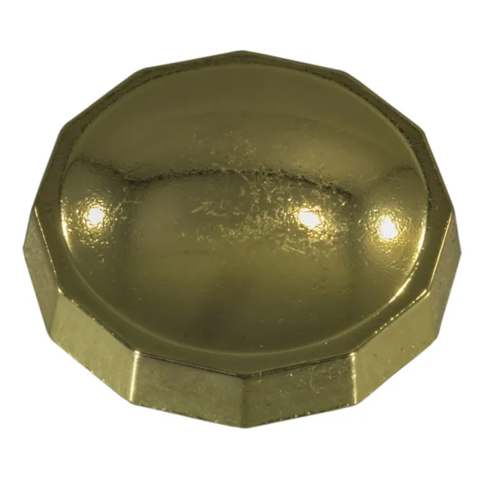 Midwest Fastener BrPl Lockup Knob, 1/8 IP