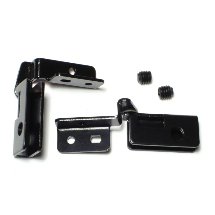 Midwest Fastener Glass Door Hinge, Black