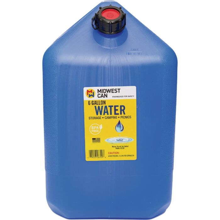 Midwest Can Water Container - 6 gal