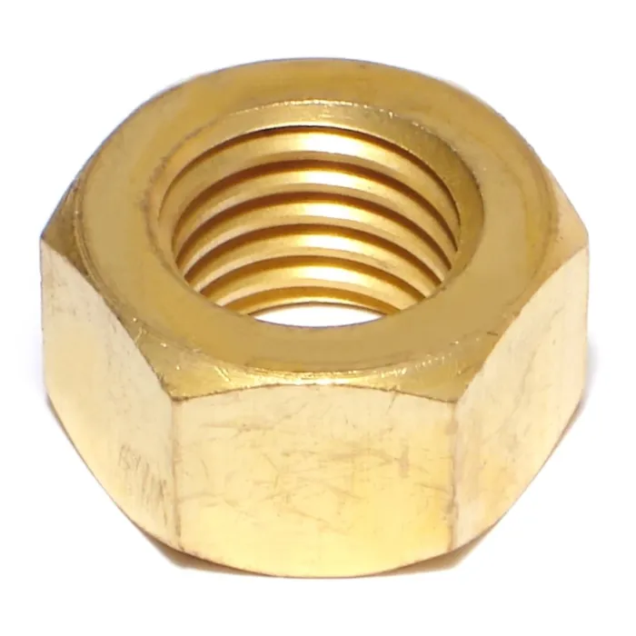 3/4"-10 Hex Nut, Coarse Thread, Brass