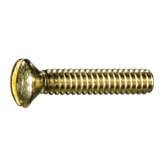 Switch Plate Screw (Brass) 6-32 x 3/4 in.