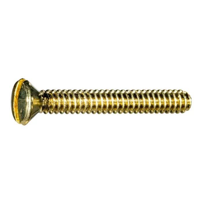 Switch Plate Screw (Brass) 6-32 x 1 in.