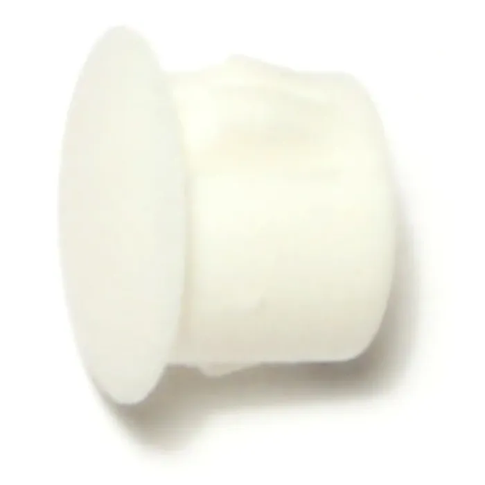 Midwest Fastener Wht Nyl Hle Plug, 7/16