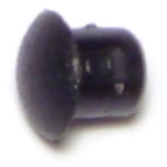 Midwest Fastener Bk Nyl Hle Plug, 3/16