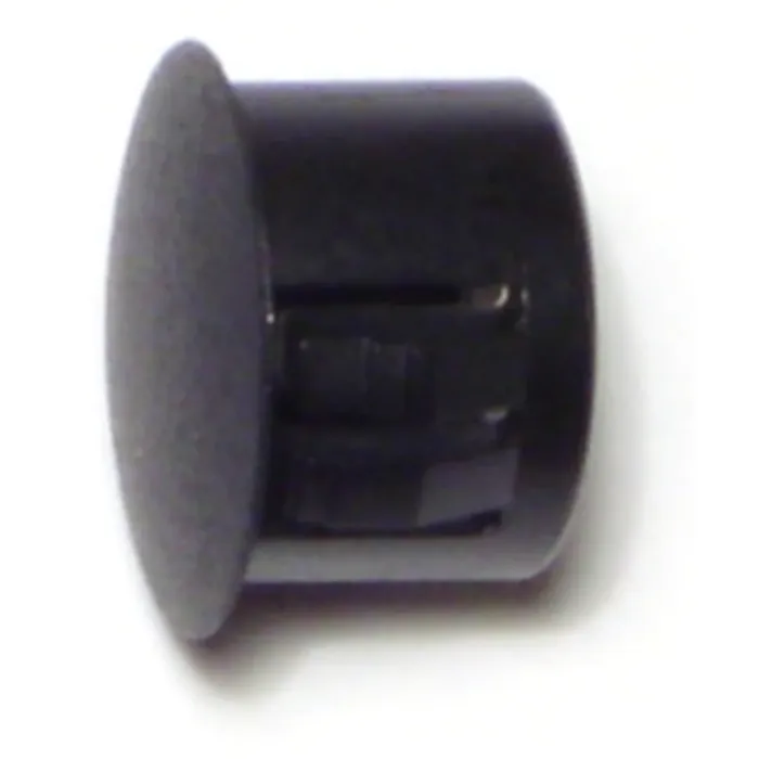 Midwest Fastener Bk Nyl Hle Plug, 1/2